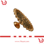 شیرینی خوری مسی قلم زنی دارای 2 سایز