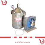 دیگ تمام استیل عرق گیر گلاب گیر با کندانسور برقی استیل(۲۰ تا ۱۲۰ لیتر)